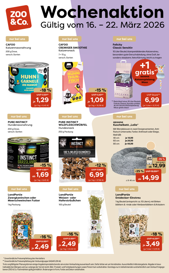 Entdecke unsere aktuelle Wochenaktion vom 16. - 22.03.2026!